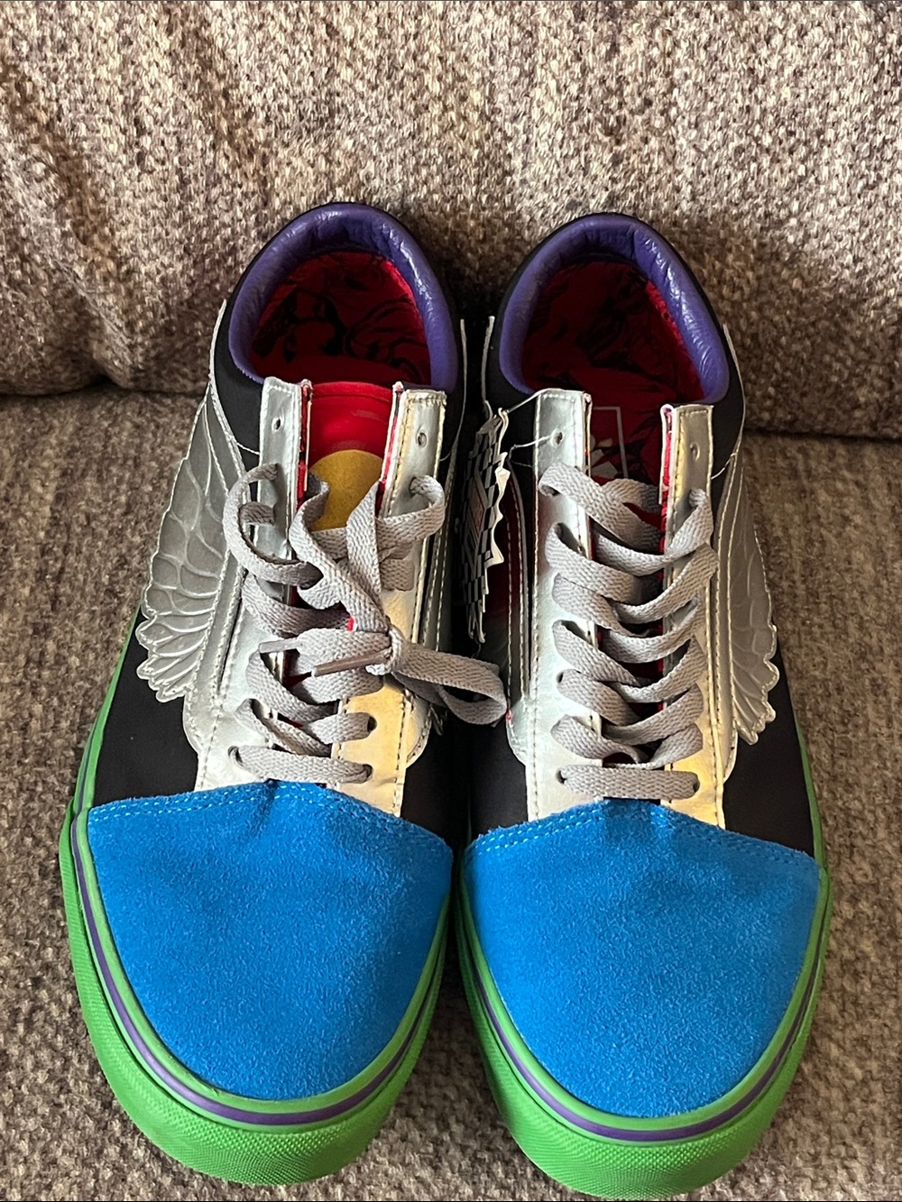 NWT Men's 10.5 Women’s 12 Marvel Vans Sneakers Avengers Thor Captain America